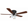 Litex Industries 52" Bronze Finish Ceiling Fan Includes Blades and LED Light Kit SCH52ORB5L